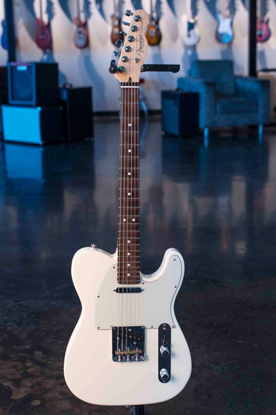 USED FENDER AMERICAN PROFESSIONAL TELECASTER  - OLYMPIC WHITE WITH CASE