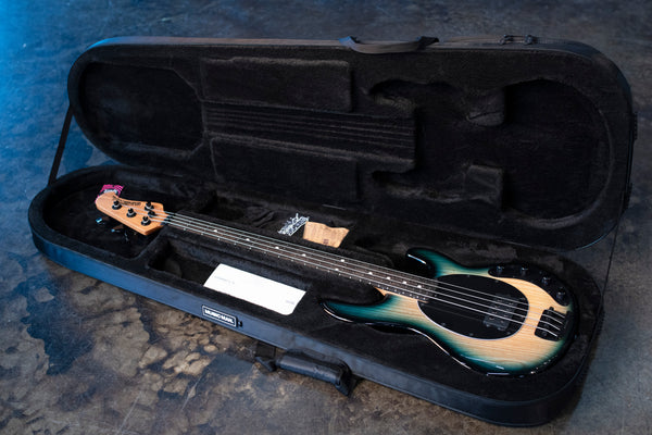ERNIE BALL MUSIC MAN STINGRAY SPECIAL 4 H - MEAN BLUE BURST