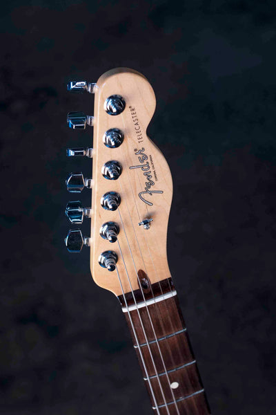 USED FENDER AMERICAN PROFESSIONAL TELECASTER  - OLYMPIC WHITE WITH CASE