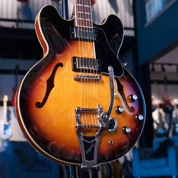 USED EPIPHONE ES-345 VINTAGE SUNBURST WITH GIG BAG