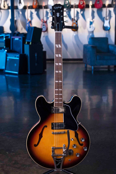 USED EPIPHONE ES-345 VINTAGE SUNBURST WITH GIG BAG