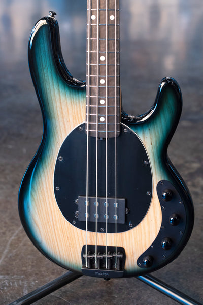 ERNIE BALL MUSIC MAN STINGRAY SPECIAL 4 H - MEAN BLUE BURST