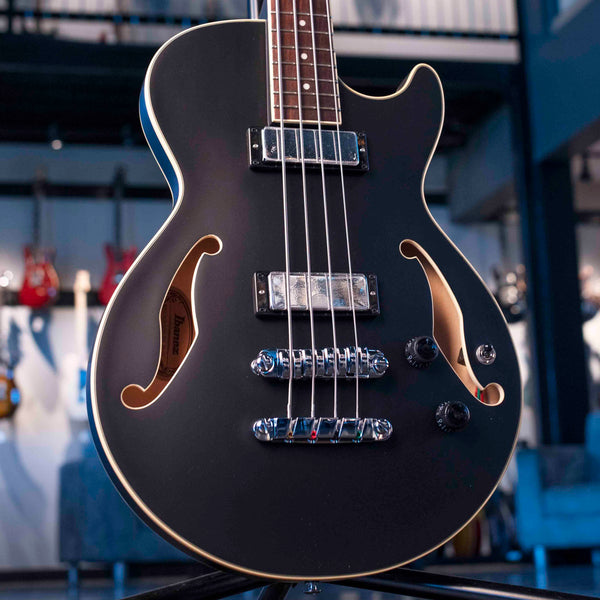 IBANEZ AGB200BKF AGB SERIES HOLLOWBODY BASS - BLACK FLAT