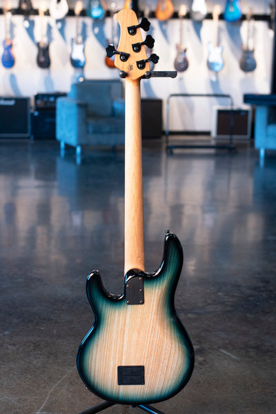 ERNIE BALL MUSIC MAN STINGRAY SPECIAL 4 H - MEAN BLUE BURST