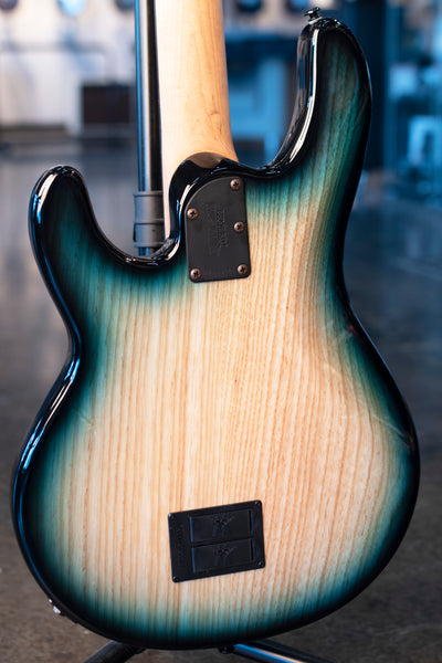 ERNIE BALL MUSIC MAN STINGRAY SPECIAL 4 H - MEAN BLUE BURST