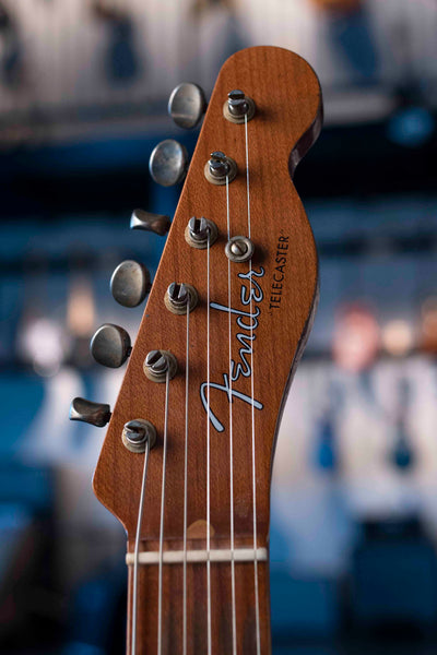 FENDER CUSTOM SHOP LIMITED EDITION ROASTED REVERSE '50S TELECASTER HEAVY RELIC ROASTED MAPLE NECK, EBONY TRANSPARENT