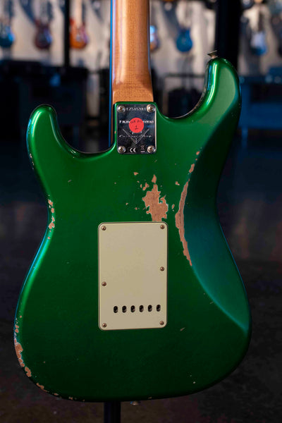 FENDER CUSTOM SHOP  NAMM LIMITED EDITION 60S DUALMAG II STRAT- RELIC - CANDY APPLE GREEN