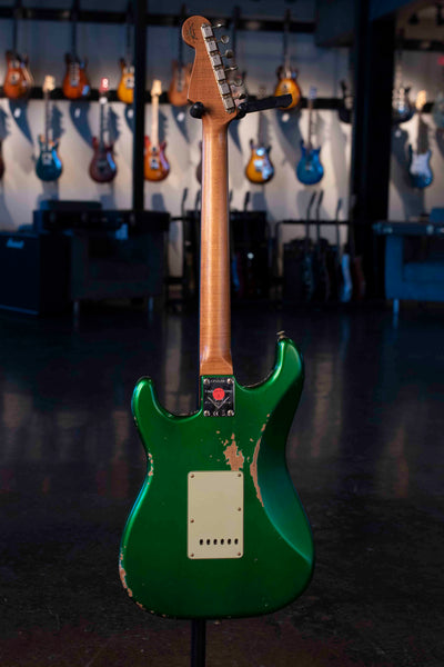 FENDER CUSTOM SHOP  NAMM LIMITED EDITION 60S DUALMAG II STRAT- RELIC - CANDY APPLE GREEN