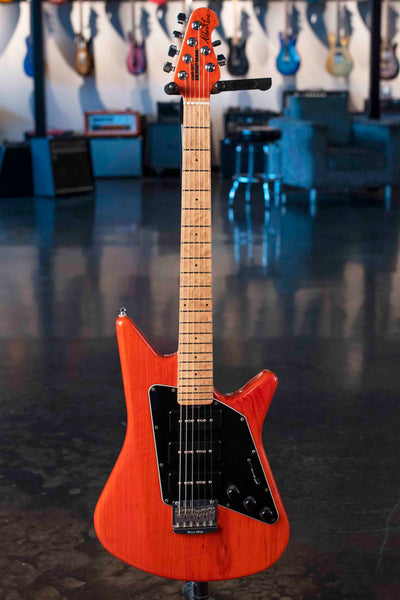 USED ERNIE BALL ALBERT LEE MM90 PIEZO TRANS ORANGE WITH CASE