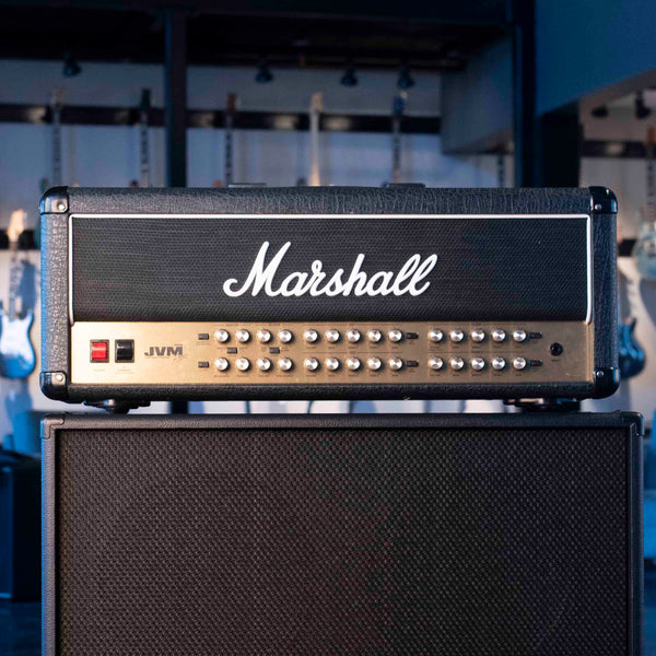 USED MARSHALL JVM410H 4 CHANNEL 100 WATT GUITAR HEAD WITH FOOTSWITCH