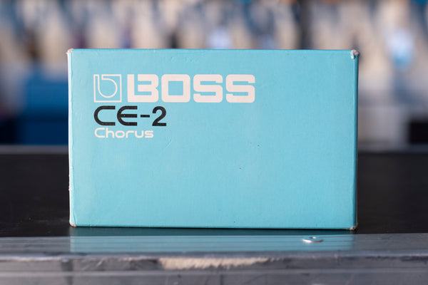 VINTAGE BOSS CE-2 WITH BOX AND MANUAL