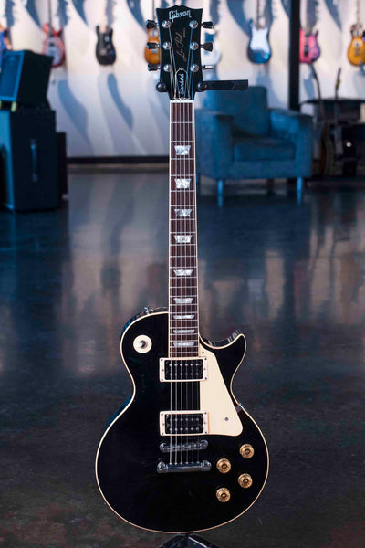 VINTAGE 1979 GIBSON LES PAUL STANDARD - EBONY WITH CASE