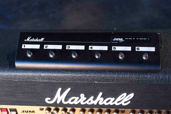 USED MARSHALL JVM410H 4 CHANNEL 100 WATT GUITAR HEAD WITH FOOTSWITCH