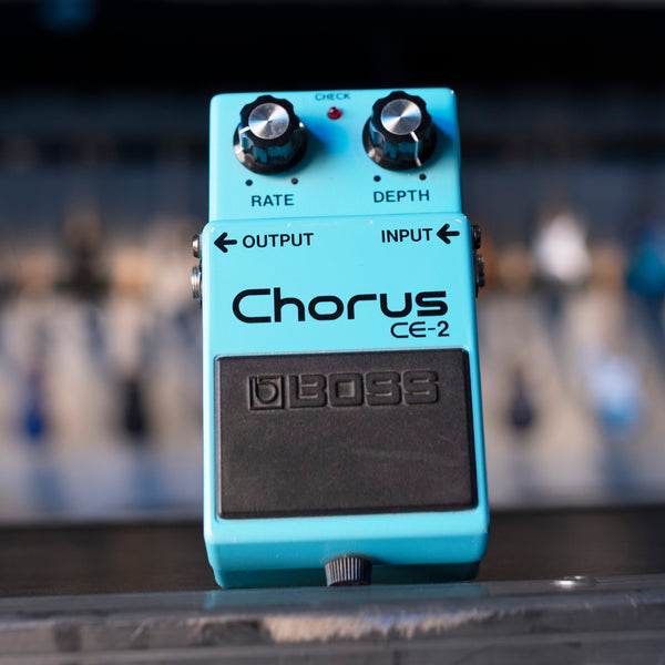 VINTAGE BOSS CE-2 WITH BOX AND MANUAL
