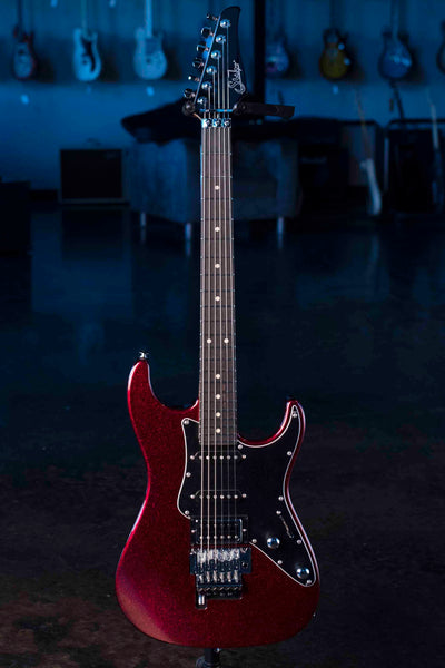 SUHR PETE THORN SIGNATURE SERIES STANDARD, RED SPARKLE, FU-TONE FLOYD, HSS