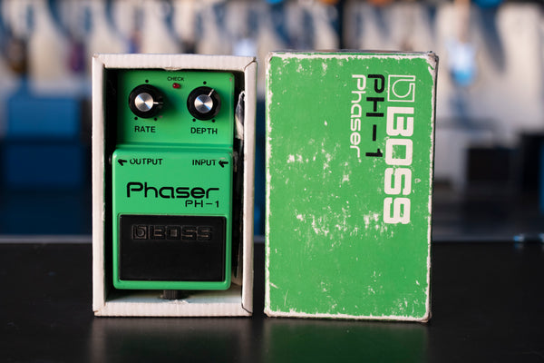VINTAGE BOSS PH-1 PHASER WITH BOX AND MANUAL