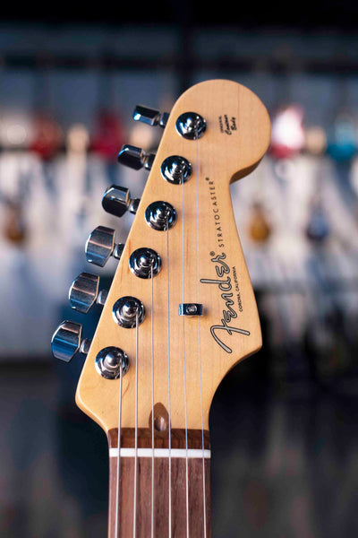 USED FENDER AMERICAN PROFESSIONAL II STRATOCASTER - MIAMI BLUE WITH CASE