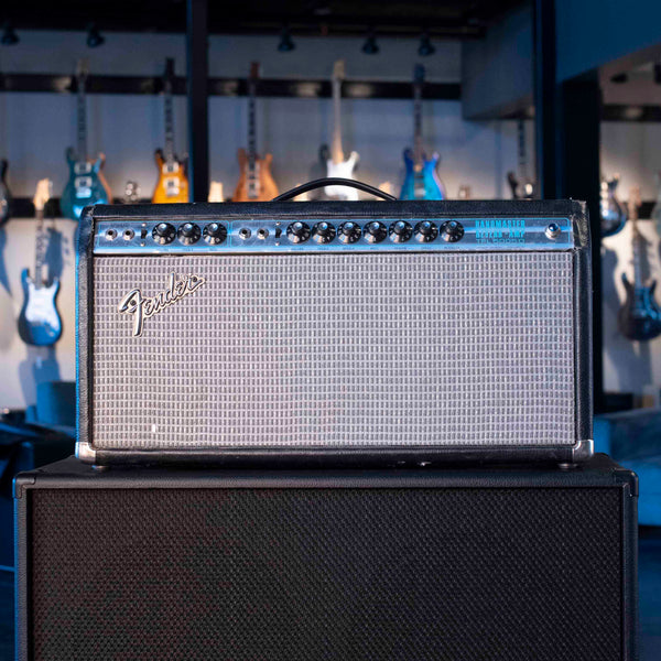 VINTAGE FENDER BANDMASTER AMP SILVERFACE HEAD 1969