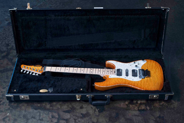 USED SCHECTER EX5 MIJ CUSTOM SHOP CTM/FRT/M/M LDS WITH CASE