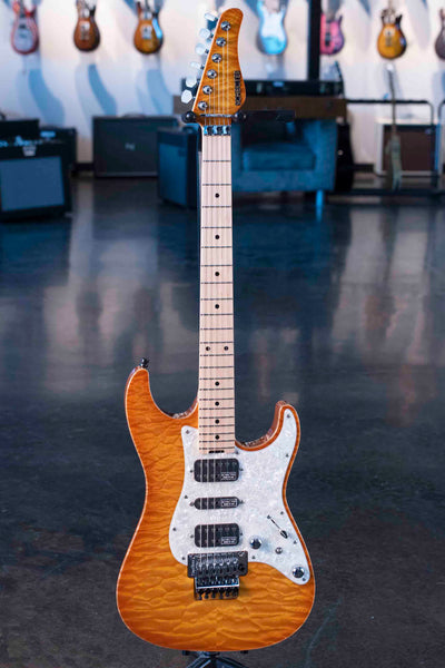USED SCHECTER EX5 MIJ CUSTOM SHOP CTM/FRT/M/M LDS WITH CASE