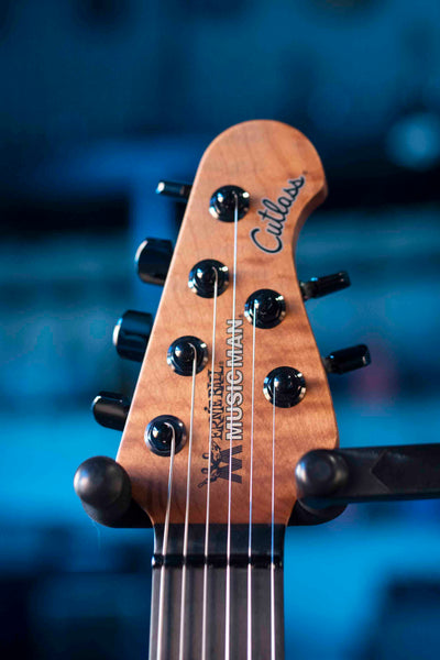 ERNIE BALL MUSIC MAN JASON RICHARDSON SIGNATURE CUTLASS HT - WATER TEMPLE