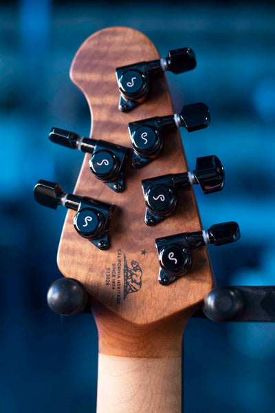 ERNIE BALL MUSIC MAN JASON RICHARDSON SIGNATURE CUTLASS HT - WATER TEMPLE