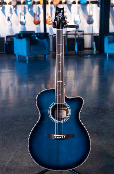 PRS SE A60 ANGELUS WITH FISHMAN PRESYS VT PICKUP - COBALT BLUE BURST WITH CASE