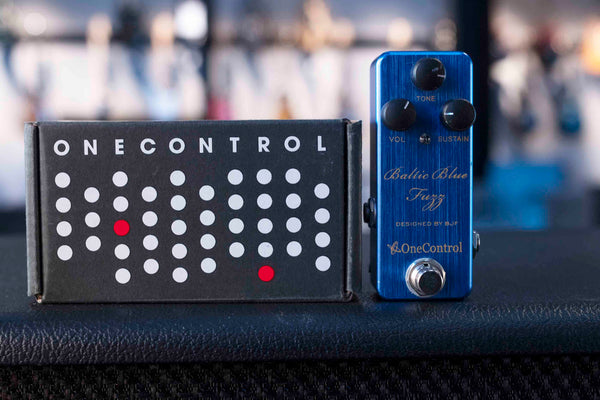 USED ONE CONTROL BALTIC BLUE FUZZ WITH BOX