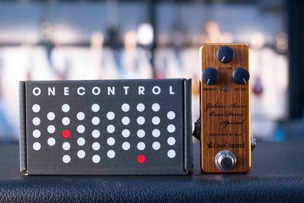 USED ONE CONTROL GOLDEN ACORN OVERDRIVE WITH BOX