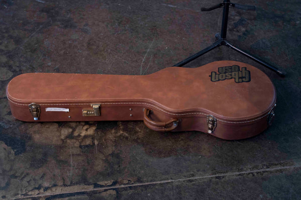 USED GIBSON LES PAUL DELUXE 30TH ANNIVERSARY LIMITED EDITION 1999 FIGURED TOP WITH CASE