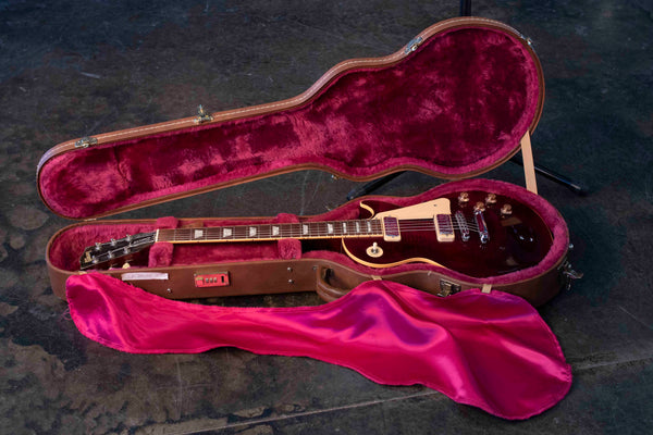 USED GIBSON LES PAUL DELUXE 30TH ANNIVERSARY LIMITED EDITION 1999 FIGURED TOP WITH CASE