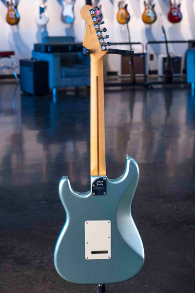 USED FENDER AMERICAN PROFESSIONAL II STRATOCASTER - MYSTIC SEAFOAM  WITH BKP PICKUPS
