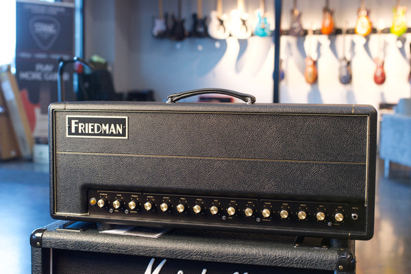 USED FRIEDMAN BE100 DELUXE 100W AMPLIFIER WITH FOOTSWITCH AND COVER