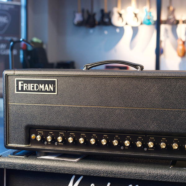 USED FRIEDMAN BE100 DELUXE 100W AMPLIFIER WITH FOOTSWITCH AND COVER