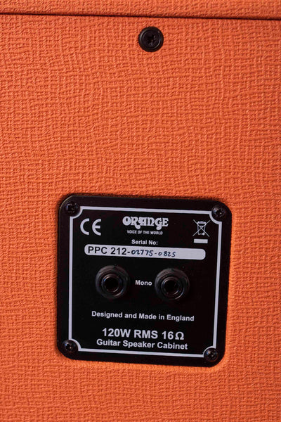 USED ORANGE PPC212V VERTICAL CAB