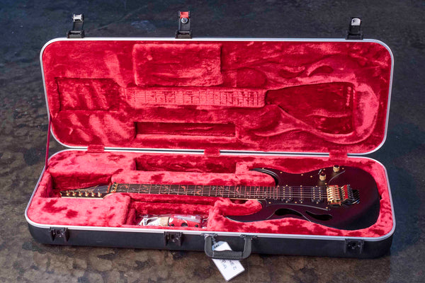 USED IBANEZ PIA STEVE VAI SIGNATURE - BLACK WITH CASE