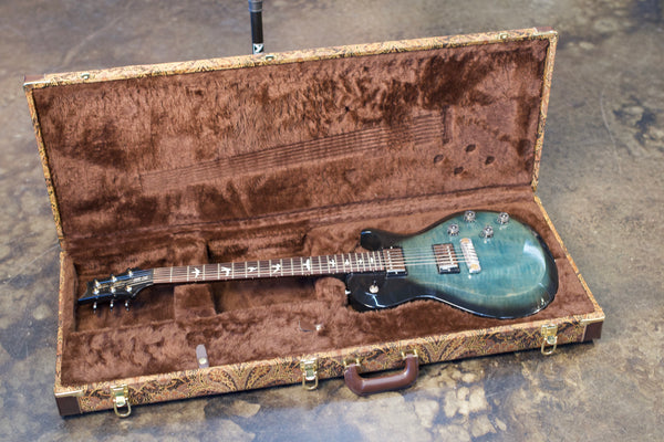 USED PRS S2 SC250 - BLUE CRAB SMOKEBURST WITH PRS PAISLEY HARDSHELL CASE