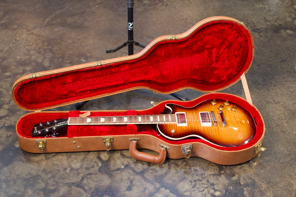 USED GIBSON LES PAUL STANDARD 60’S - BOURBON BURST WITH CASE 2017