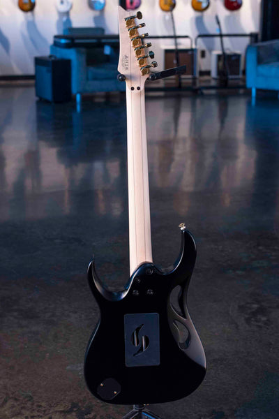 USED IBANEZ PIA STEVE VAI SIGNATURE - BLACK WITH CASE
