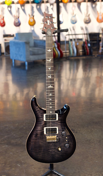 USED PRS 35TH ANNIVERSARY CUSTOM 24 -  CHARCOAL BURST 10 TOP WITH CASE
