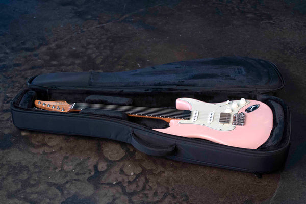 SUHR MATEUS ASATO SIGNATURE SERIES CLASSIC S ANTIQUE HSS - SHELL PINK