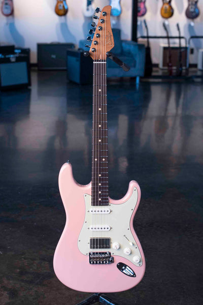 SUHR MATEUS ASATO SIGNATURE SERIES CLASSIC S ANTIQUE HSS - SHELL PINK