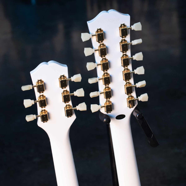 EPIPHONE EDS-1275 DOUBLENECK ALPINE WHITE WITH CASE
