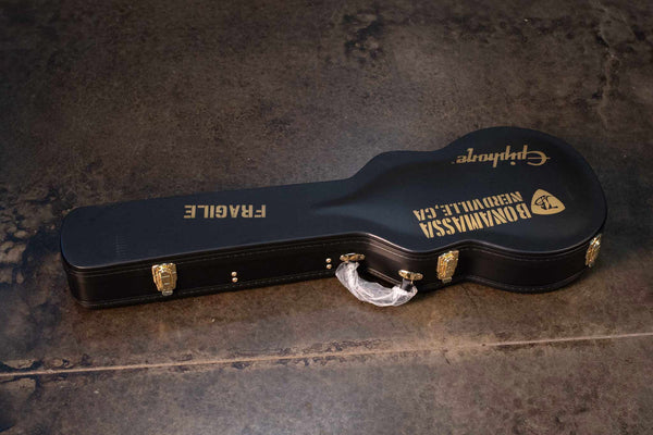 EPIPHONE JOE BONAMASSA '59 LES PAUL CUSTOM - ANTIQUE EBONY WITH CASE