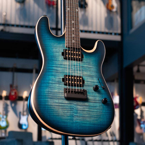 ERNIE BALL MUSIC MAN RABEA MASSAAD SABRE - CARIAN BURST