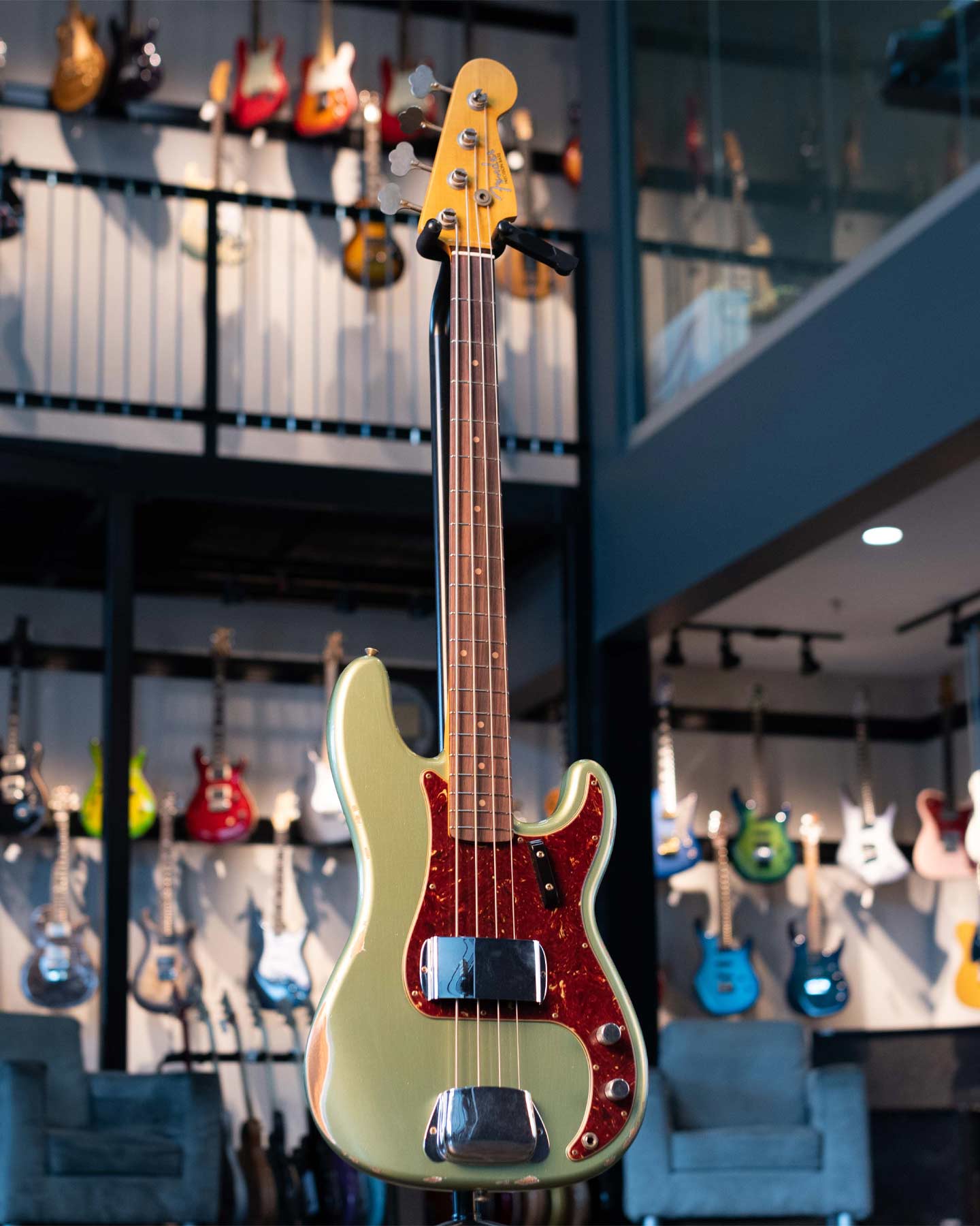ベース Fender Custom Shop 1960 Precision Bass Fender Custom Shop 1960 Precision Bass Heavy Relic – Olympic