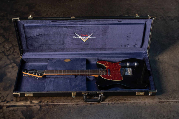 FENDER CUSTOM SHOP  1963 TELECASTER JOURNEYMAN RELIC -  BLACK WITH MATCHING HEADSTOCK
