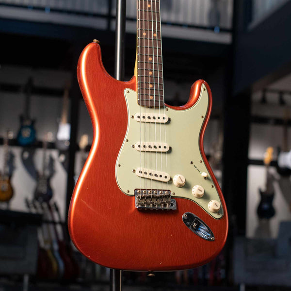 FENDER CUSTOM SHOP LTD 64 L-SERIES STRATOCASTER JOURNEYMAN RELIC - AGED CANDY TANGERINE