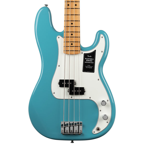 FENDER PLAYER II PRECISION BASS, MAPLE FINGERBOARD  - AQUATONE BLUE