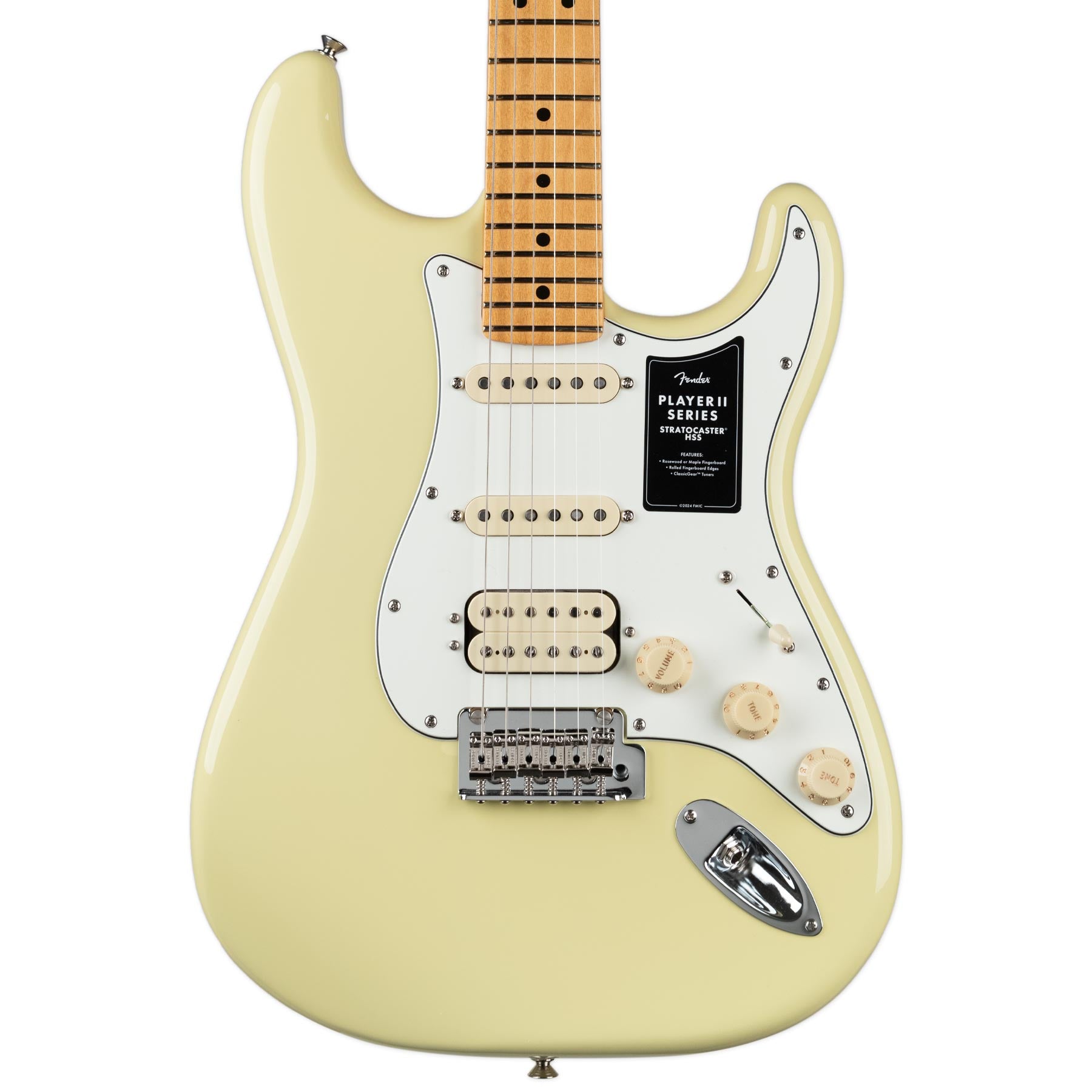 FENDER PLAYER II STRATOCASTER HSS MAPLE FINGERBOARD - HIALEAH YELLOW